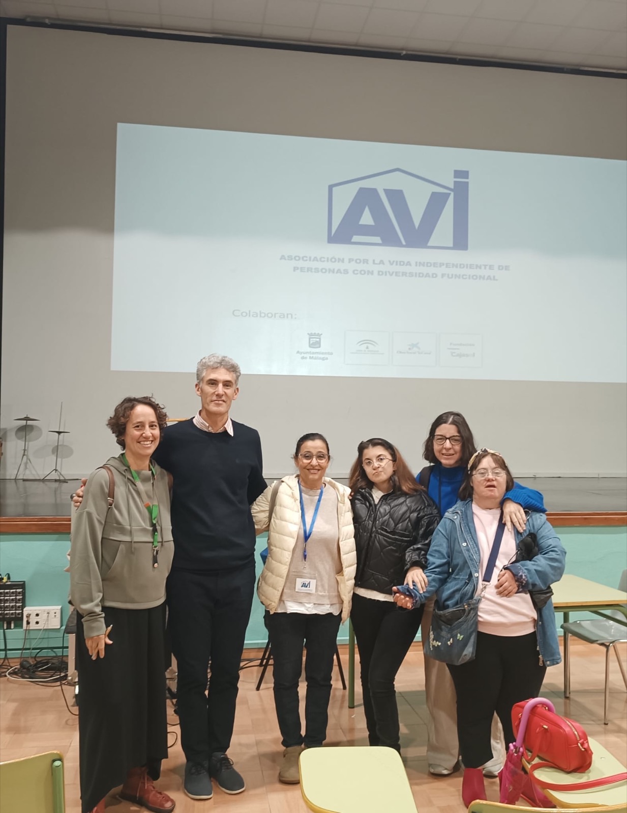 Charla de sensibilización impartida por AVI Málaga