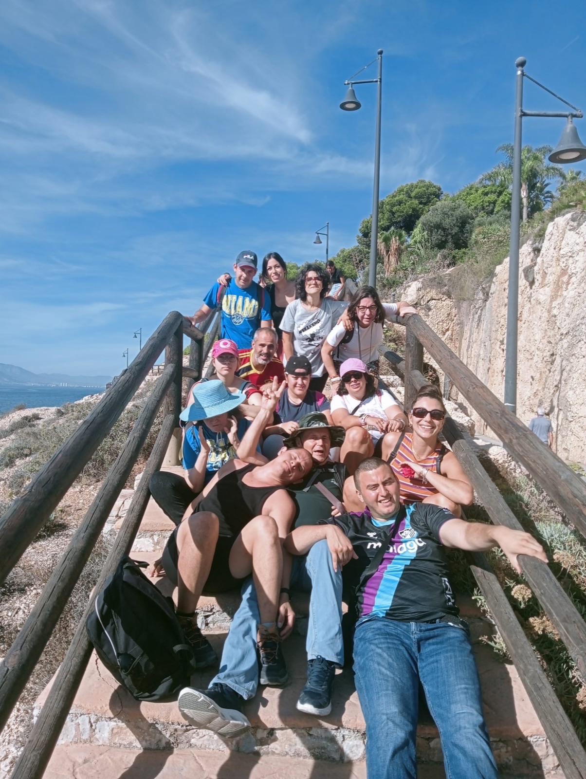 Grupo de senderismo accesible de AVI Málaga